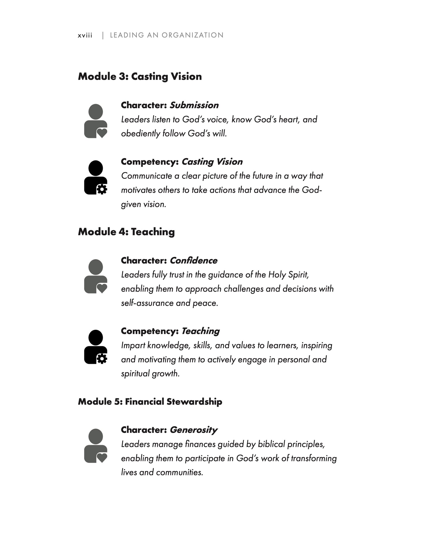 Leading an Organization