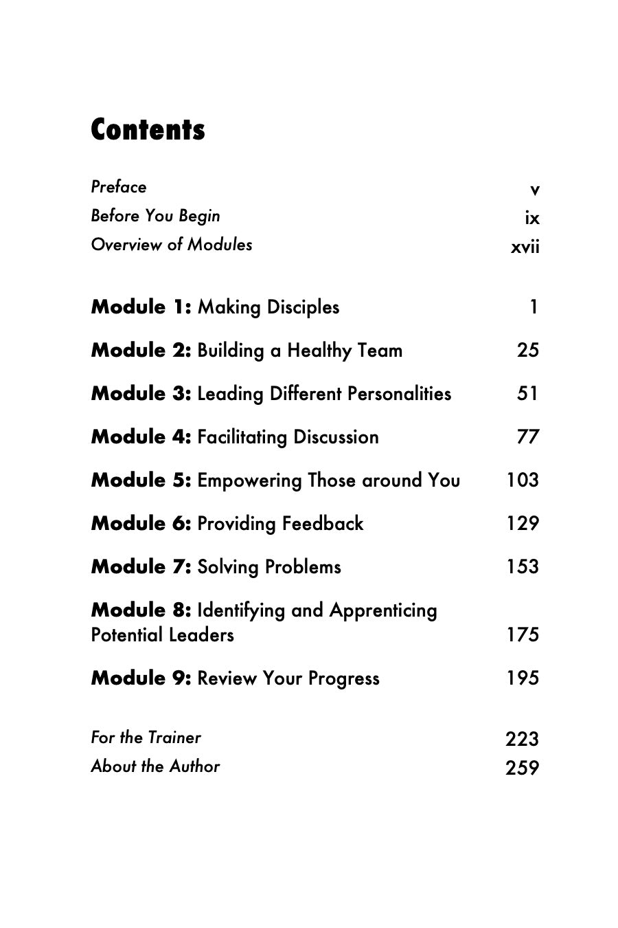 Leading Others